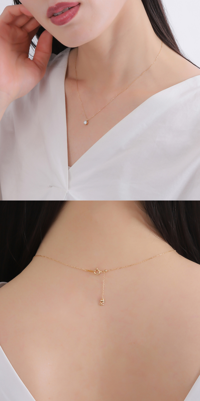 ウッドストック PEANUTS レディースネックレス 18金 PTLB-N004YG