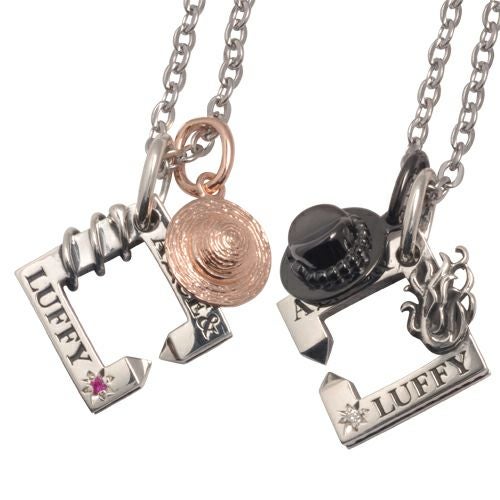 ONE PIECE ワンピース エース&ルフィ ペアネックレス ONE-P008&ONE