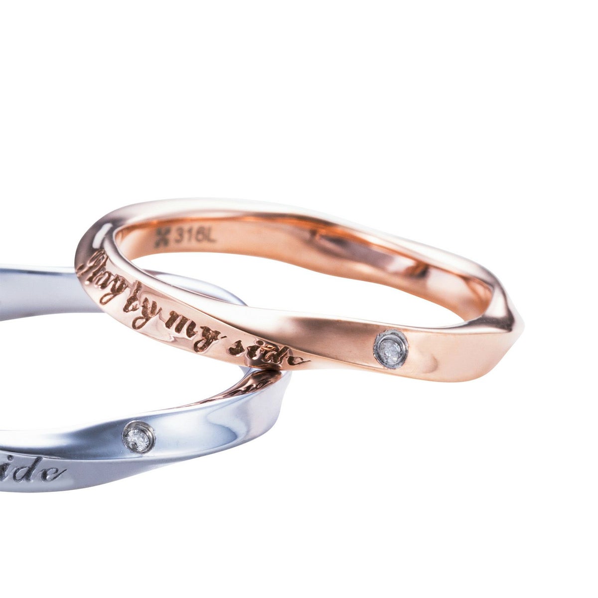 【SALE】ステンレス レディースリング 4SUR023GO