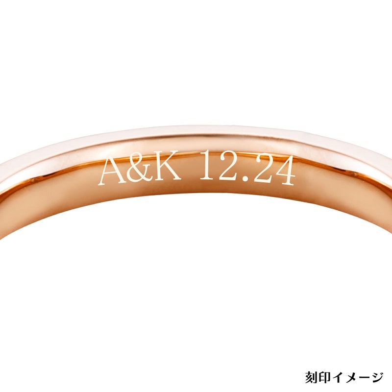ペアリング 5～23号 刻印可能 クロス ピンク&ブラック WSR259GP&WSR259RT