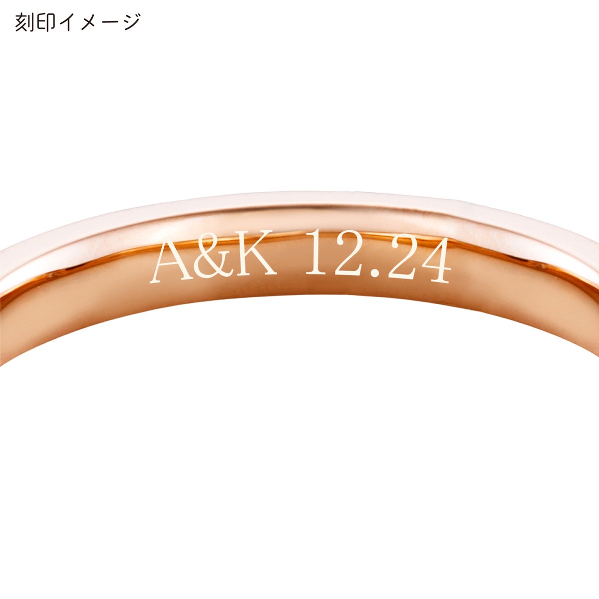 ペアリング 5～23号 刻印可能 クロス ピンク&ブラック WSR259GP&WSR259RT