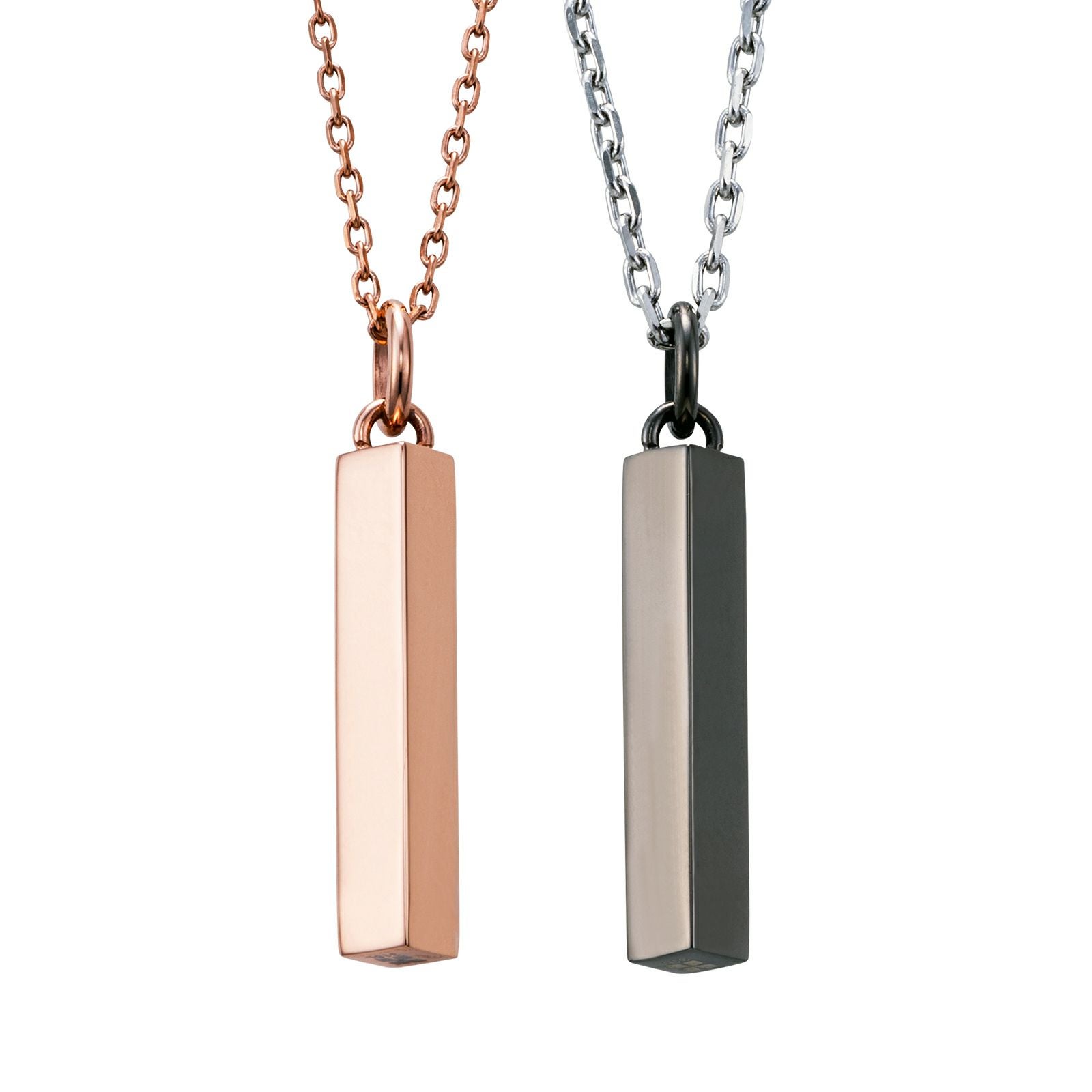 K*u様 925 SILVER すべて刻印あり ネックレス　トップ　リング　62 刻印無料 スワロフスキー ダブルリング ペアネックレス close to me
