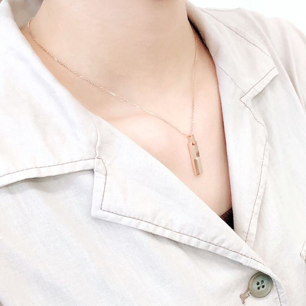 ペアネックレス ステンレス 4SUP056GO&4SUP056SV｜white clover【公式