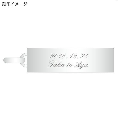 ネックレス 刻印可能 アレルギーフリー  サージカルステンレス316L シェル プレート 4SUP064SV