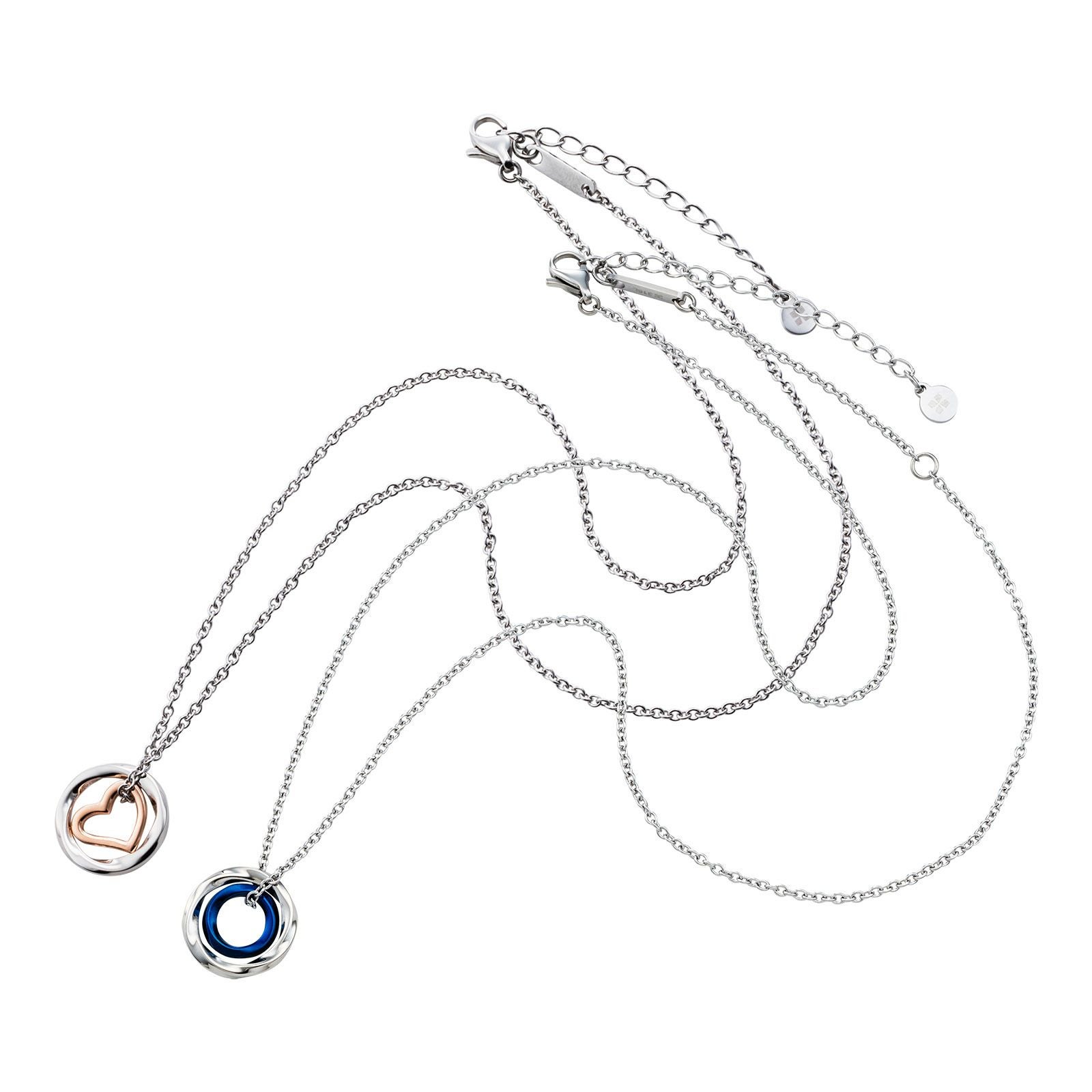 ペアネックレス ステンレス 4SUP069GO&4SUP069BL｜white clover【公式