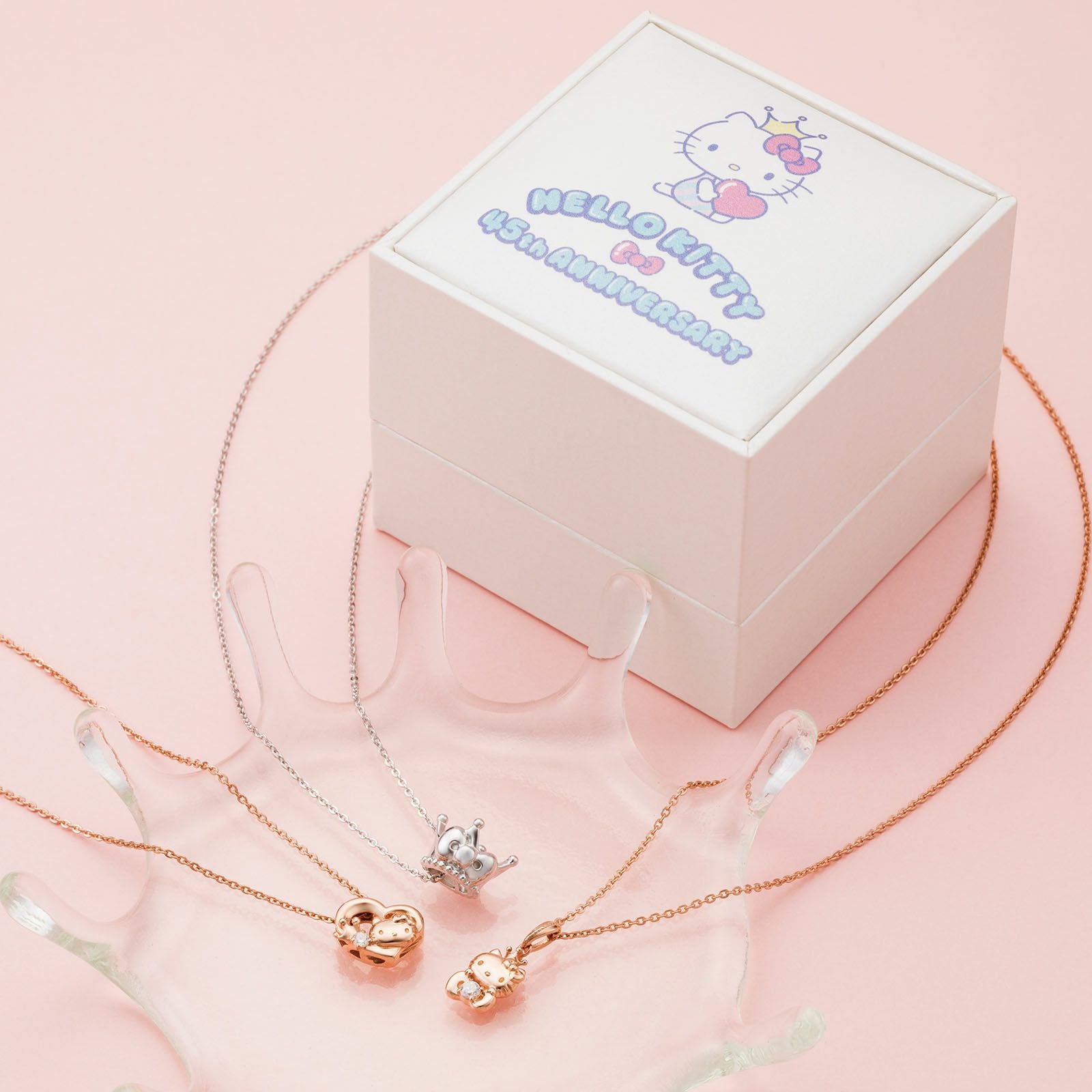 ハローキティ 45周年 サンリオ｜ネックレス シルバー SA45KT-N002PG