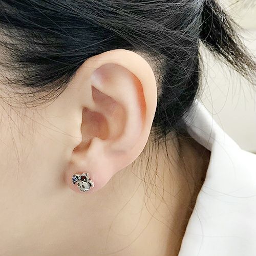 ディズニー ツイステ ポムフィオーレ寮｜ピアス DI718｜white clover