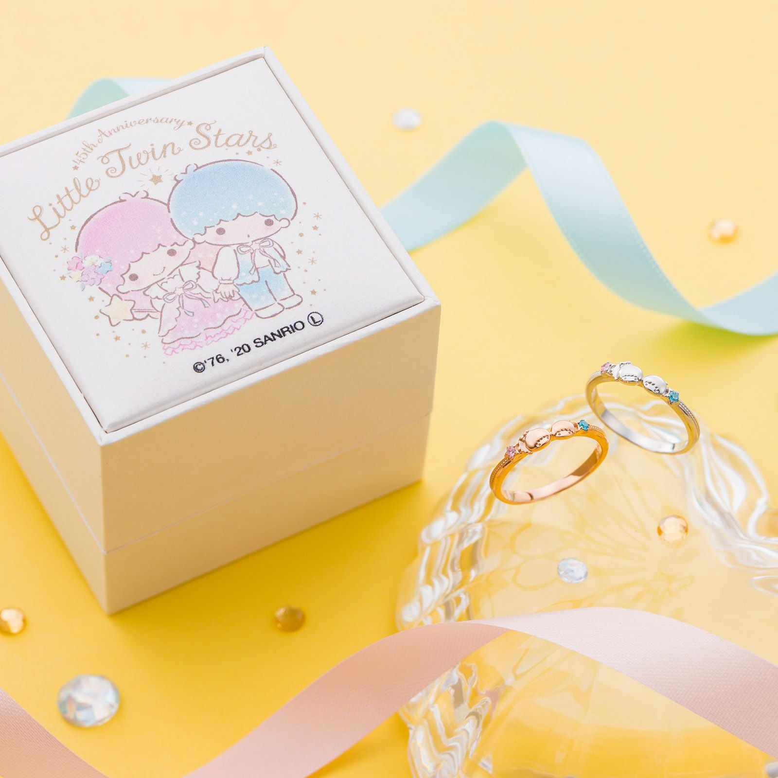 リトルツインスターズ 45周年 サンリオ｜リング シルバー SA45TS