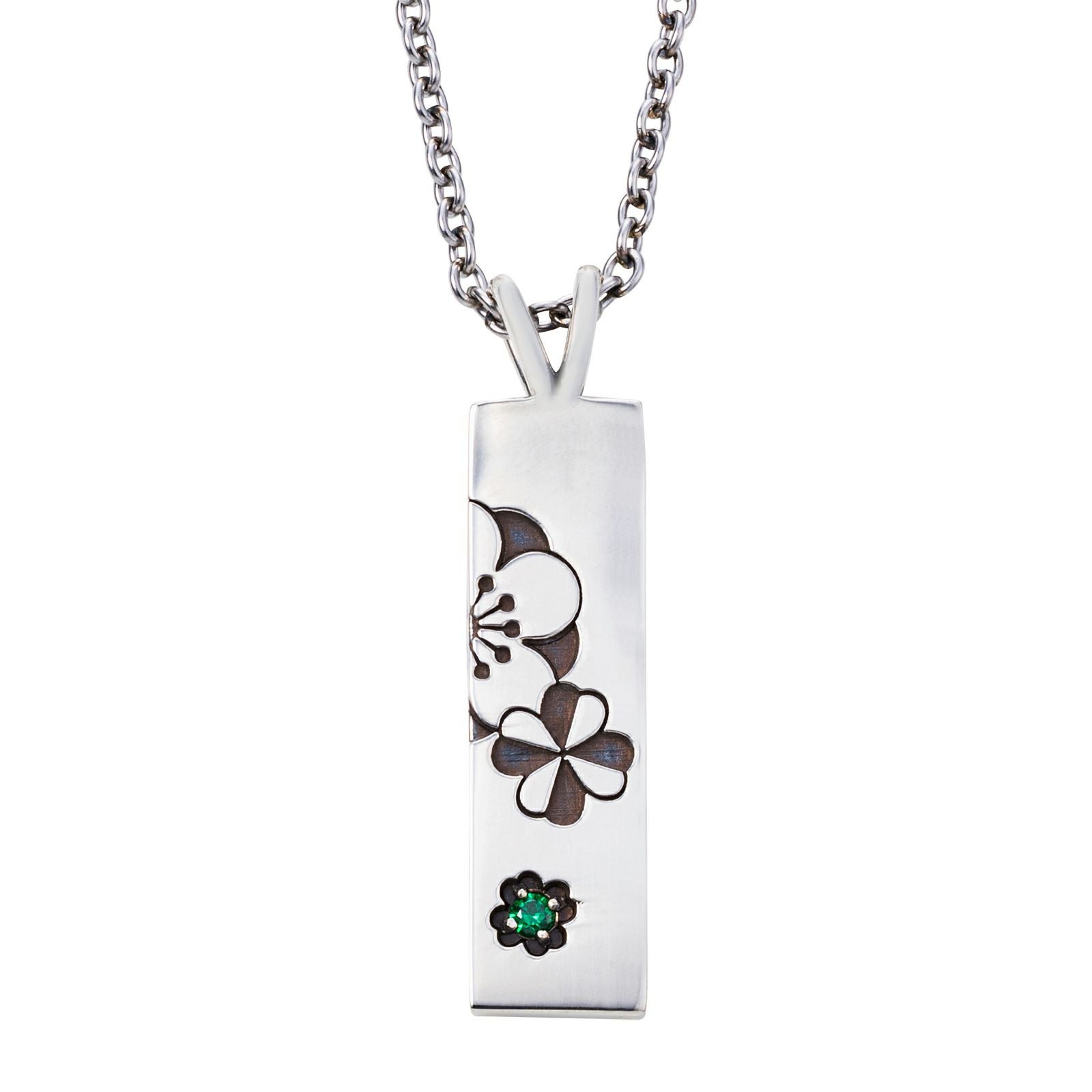 五等分の花嫁 四葉｜ネックレス シルバー GTH-N004｜white clover