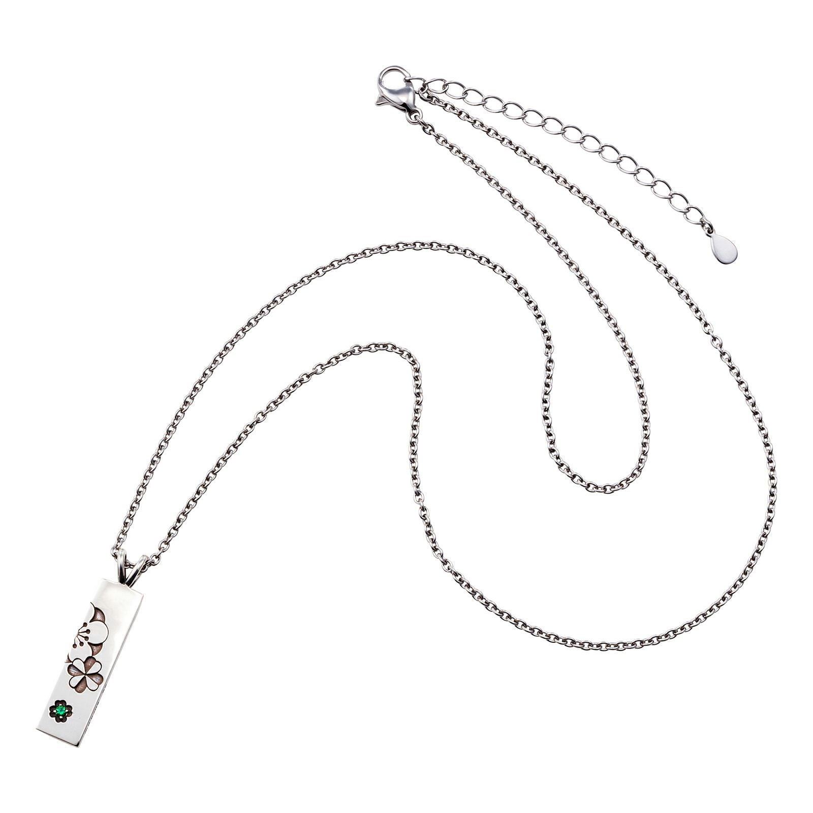 五等分の花嫁 四葉｜ネックレス シルバー GTH-N004｜white clover