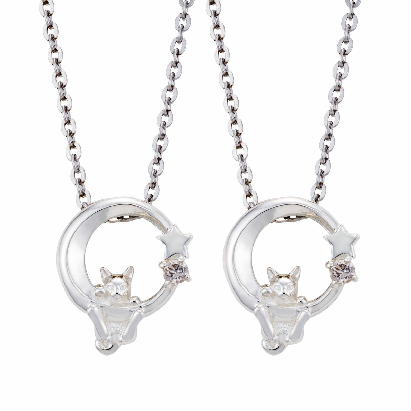 ペアネックレス シルバー WSPD153GP&WSPD154RT｜white clover【公式通販】