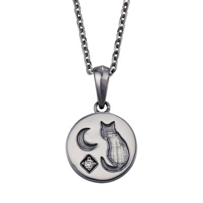 シルバー ネックレス WSPD857BK