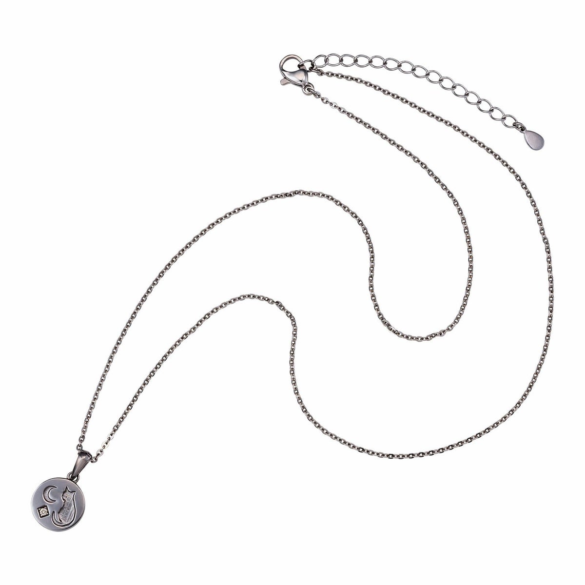 シルバー ネックレス WSPD857BK