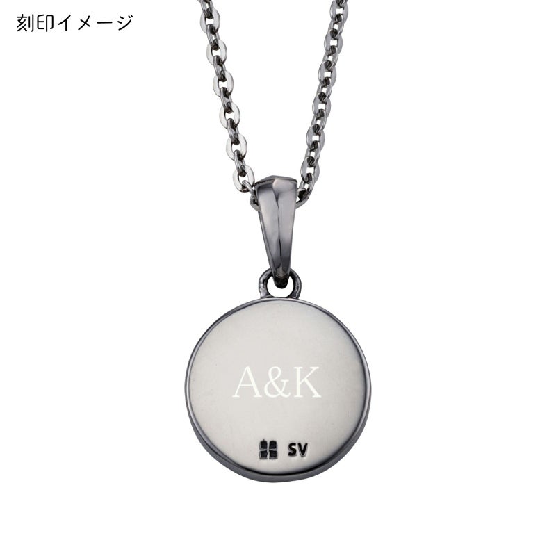 シルバー ペアネックレス WSPD857PG&WSPD857BK