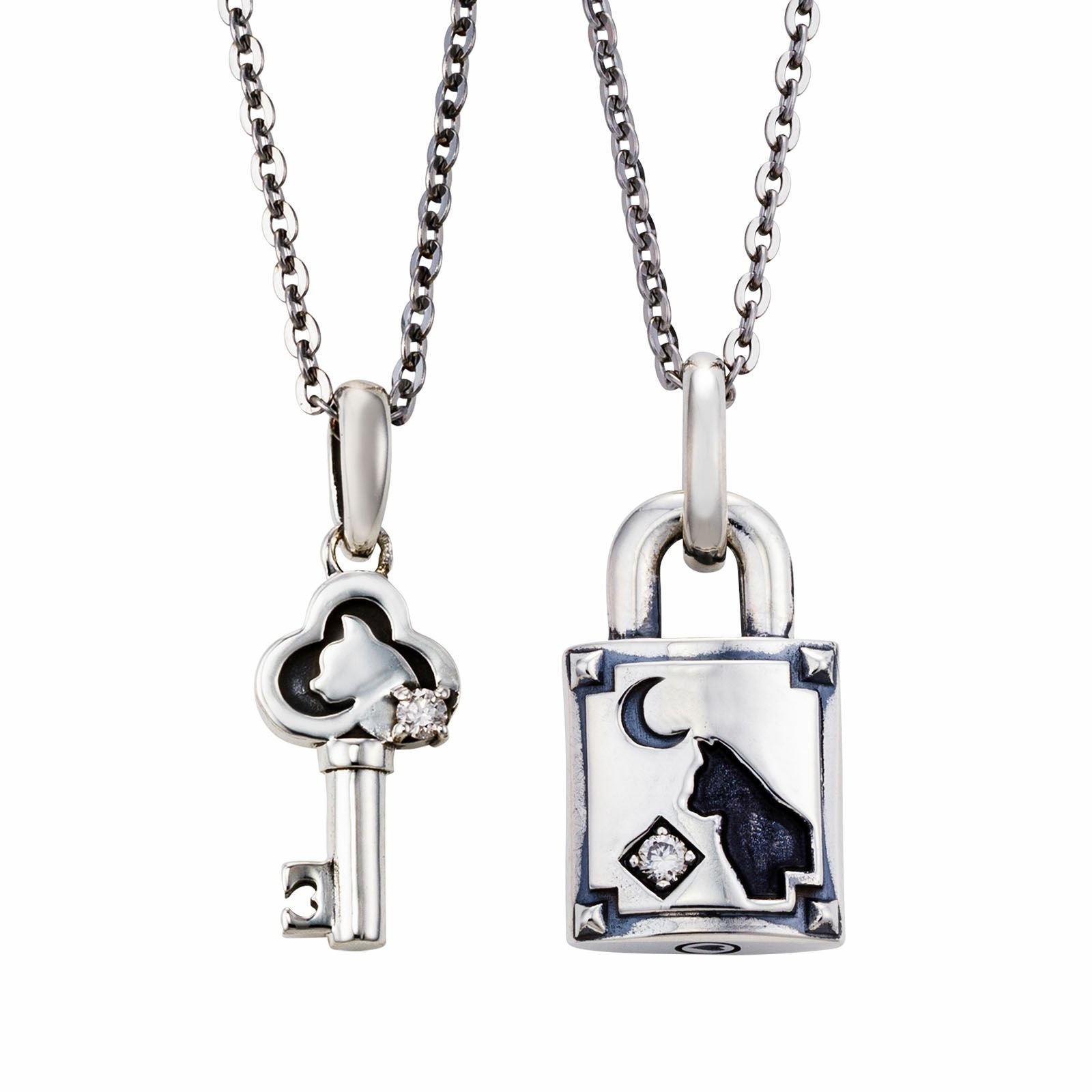 ペアネックレス シルバー WSPD867SV&WSPD870SV｜white clover【公式通販】