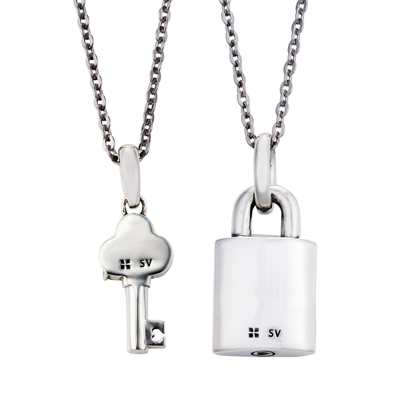 ペアネックレス シルバー WSPD867SV&WSPD870SV｜white clover【公式通販】