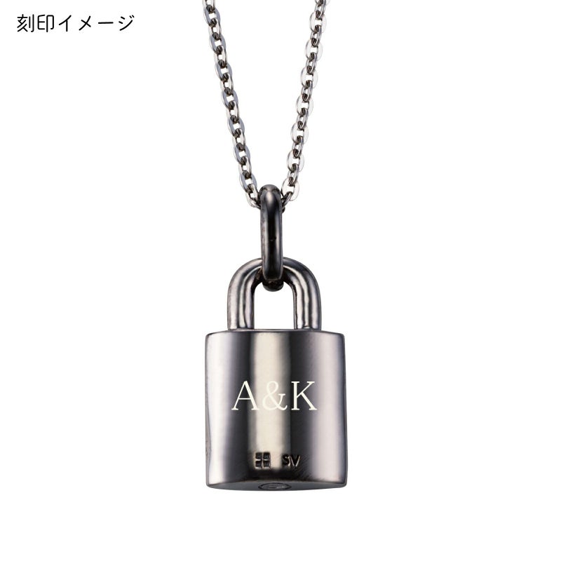 シルバー ペアネックレス WSPD868PG&WSPD868BK