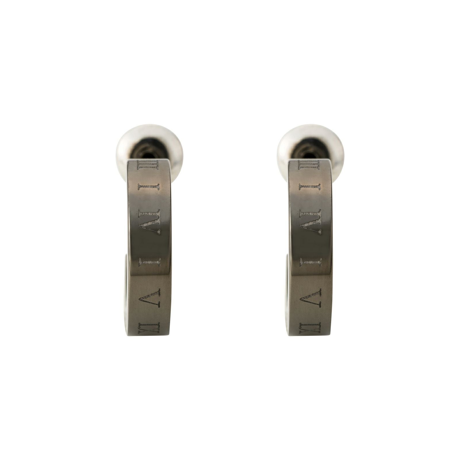 メンズピアス 両耳用 ステンレス 4SPE001BK&4SPE001BK｜white clover