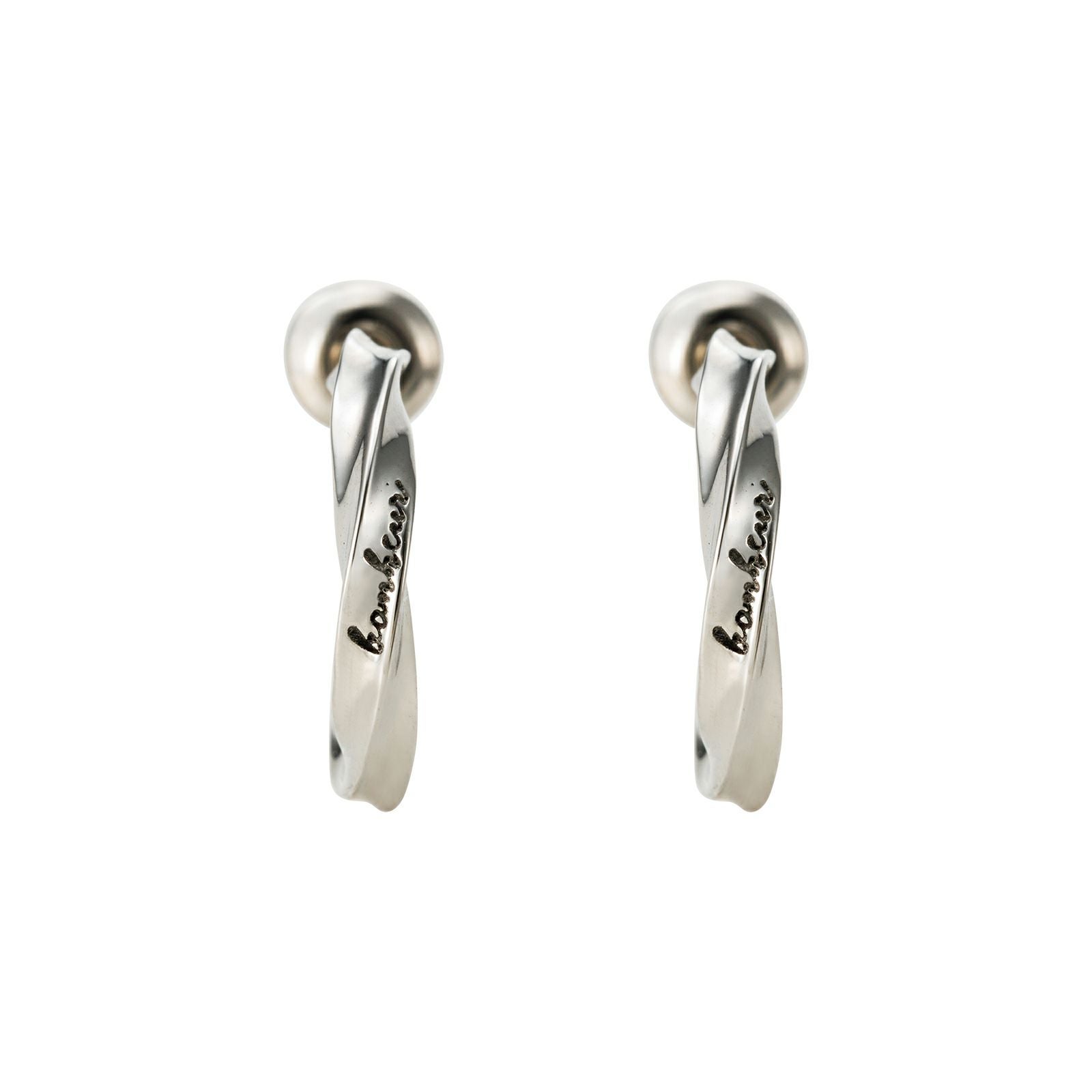メンズピアス 両耳用 ステンレス4SPE007SV&4SPE007SV｜white clover