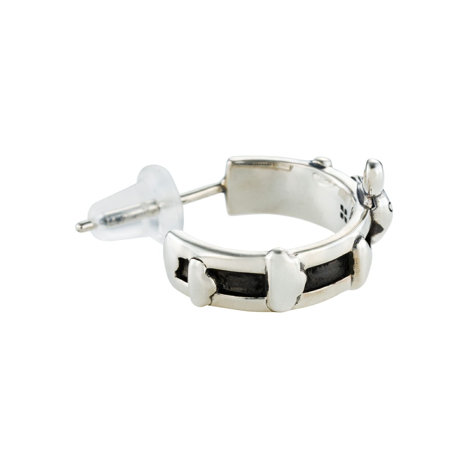 シナモロール サンリオ｜ピアス 片耳用 シルバー SACI-P004SV｜white