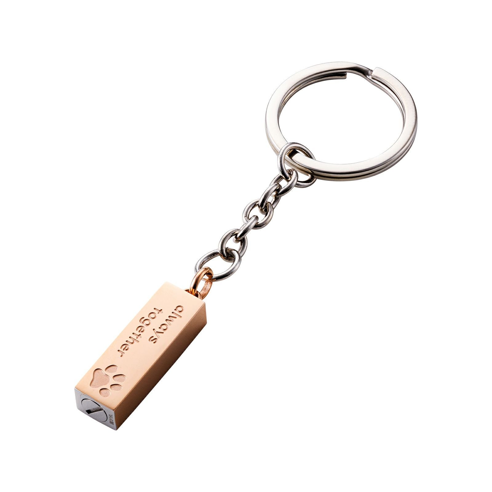 遺骨キーホルダー メモリアルアクセサリー ステンレス MEMKEY103GO