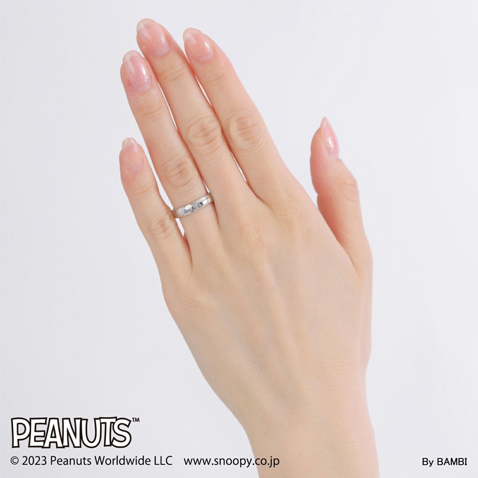 スヌーピー PEANUTS｜リング ステンレス PNST001SV｜white clover