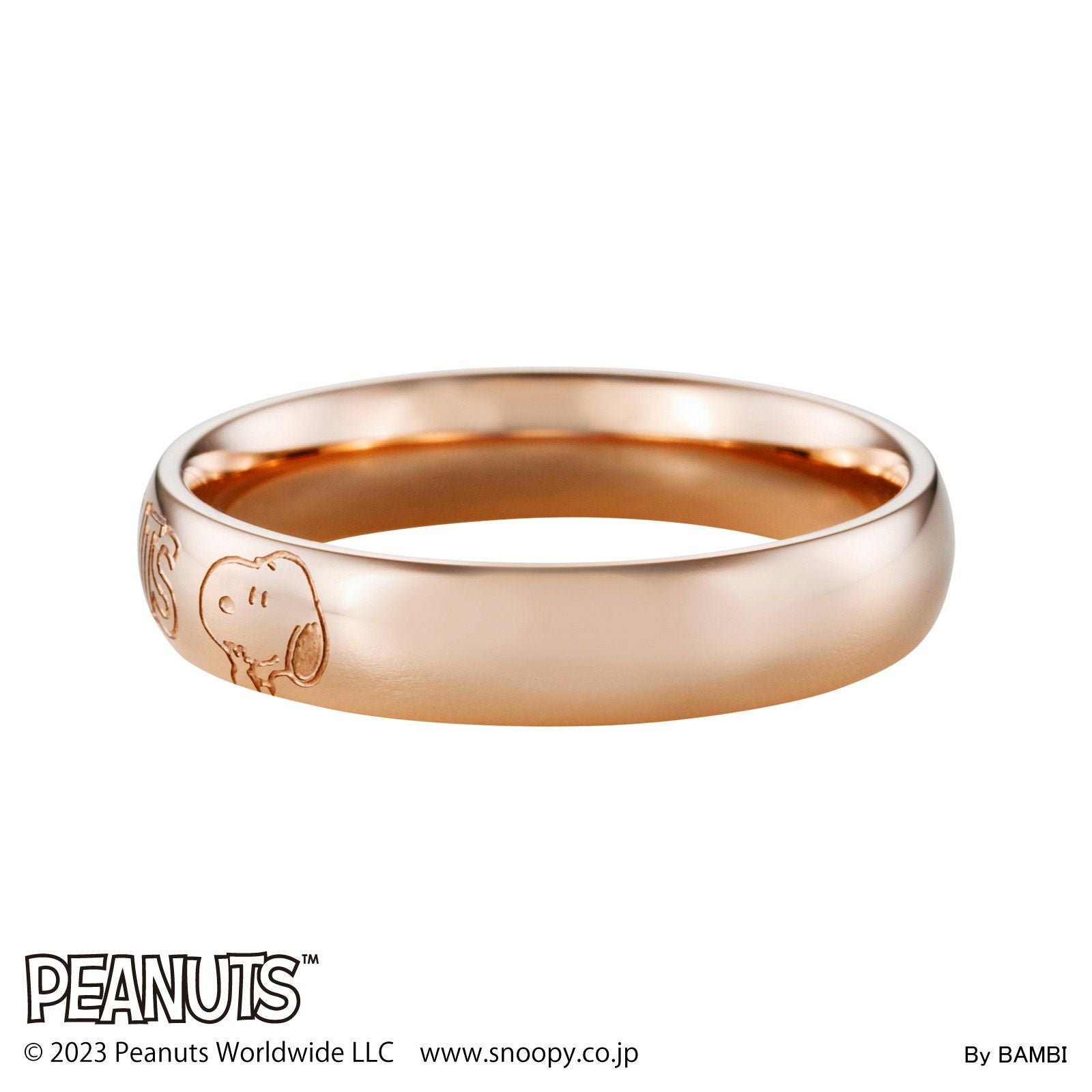 スヌーピー PEANUTS｜リング ステンレス PNST001GO｜white clover