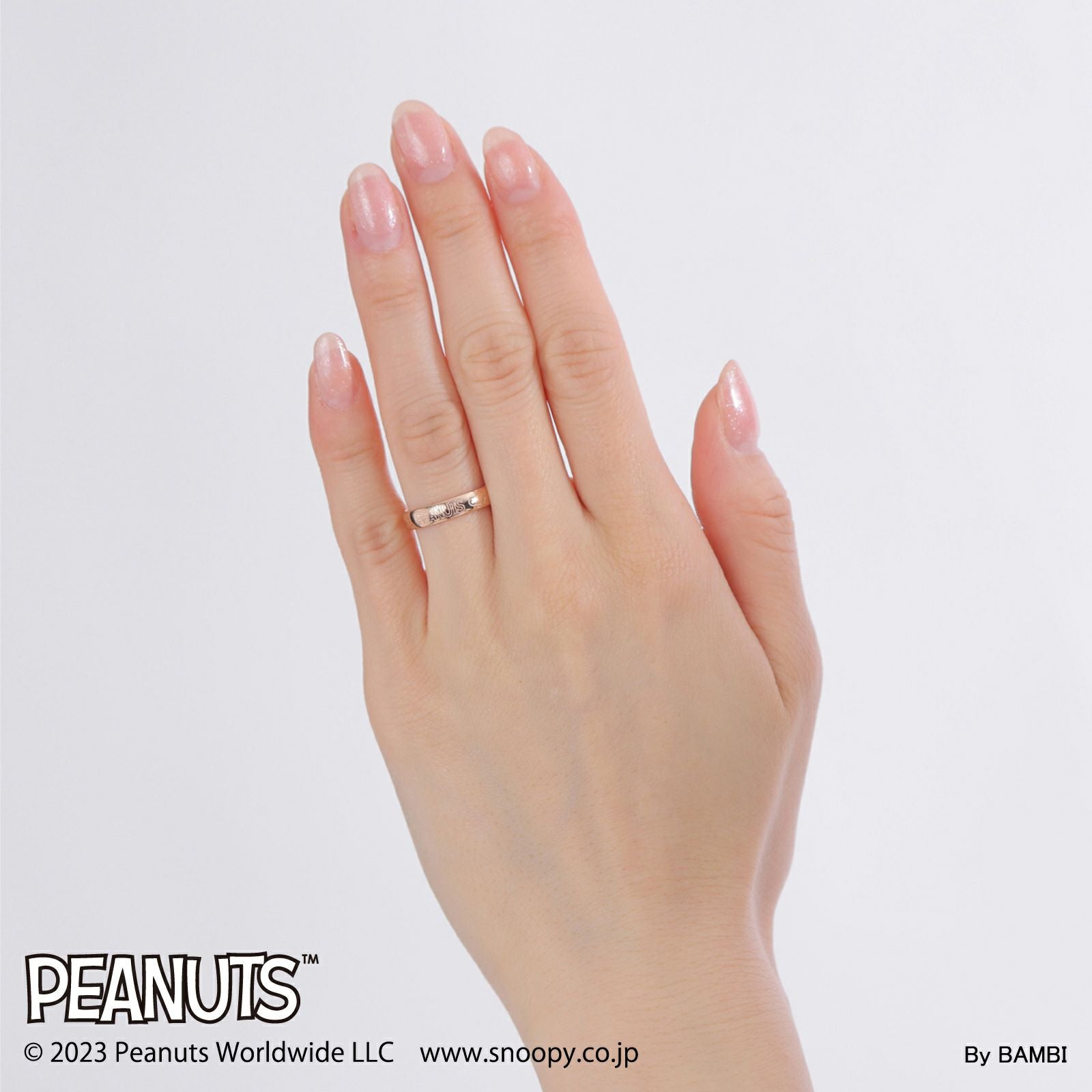 スヌーピー PEANUTS｜リング ステンレス PNST001GO｜white clover