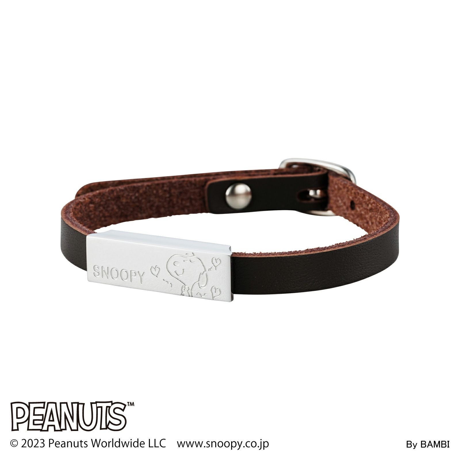 スヌーピー PEANUTS｜ブレスレット ステンレス PNST005SVDB｜white