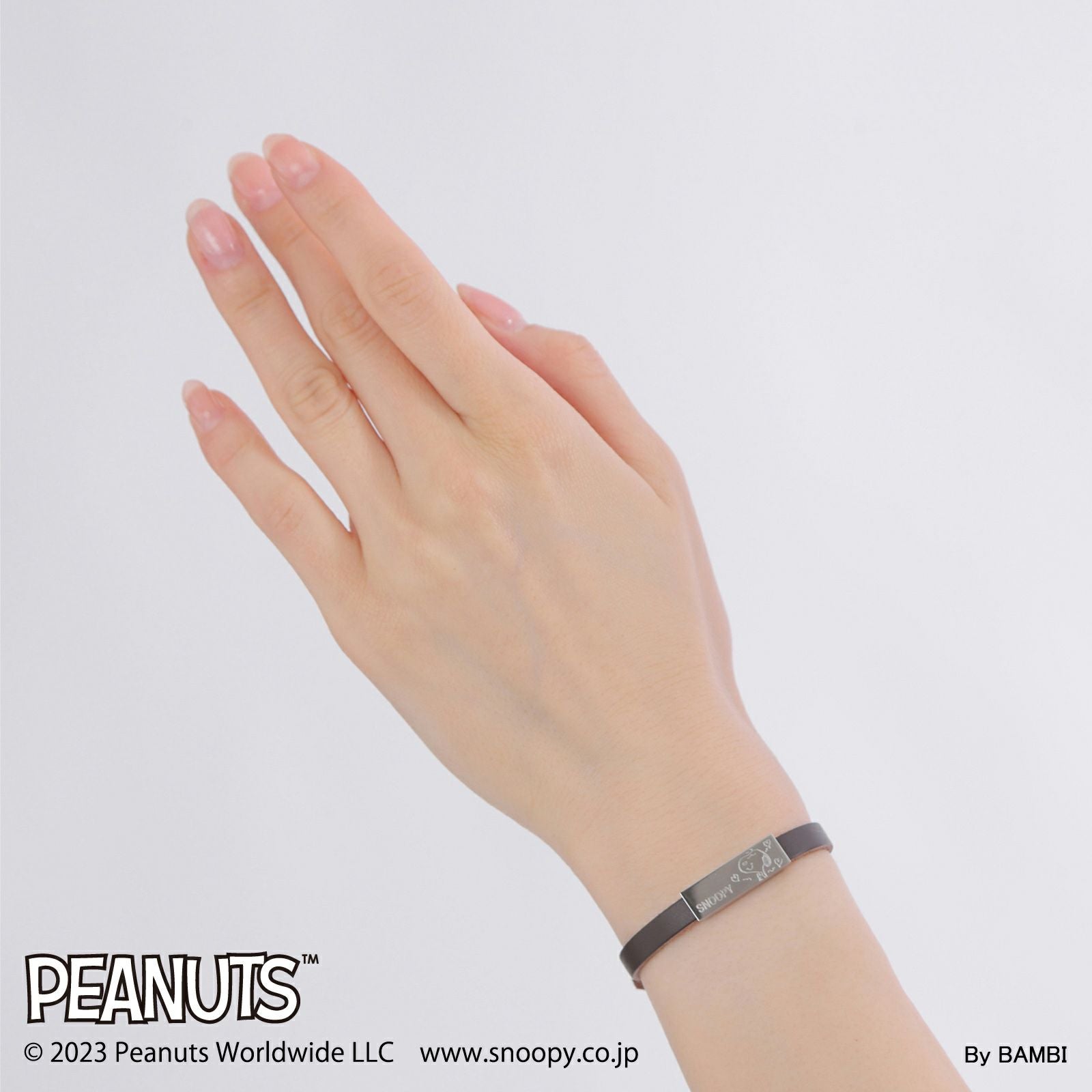 スヌーピー PEANUTS｜ブレスレット ステンレス PNST005SVDB｜white