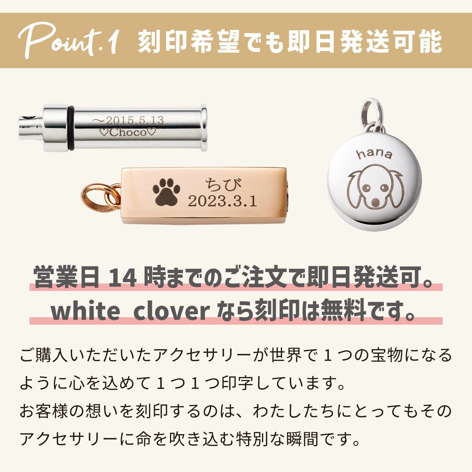 遺骨ペンダント メモリアルアクセサリー ステンレス MEMPD010SV｜white