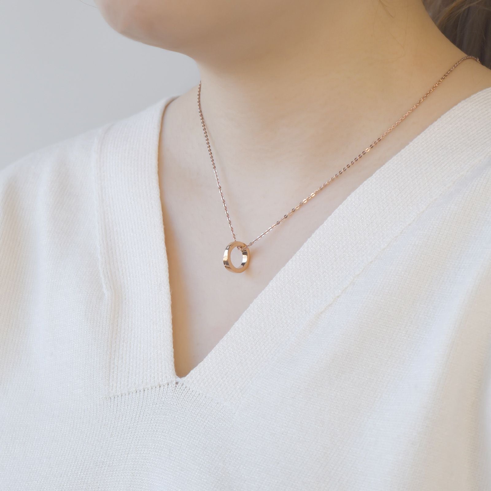 【9個セット】アクセフ ホワイト ネックレス ペアネックレス ステンレス 4SUP064SV&4SUP064SV｜white clover【公式