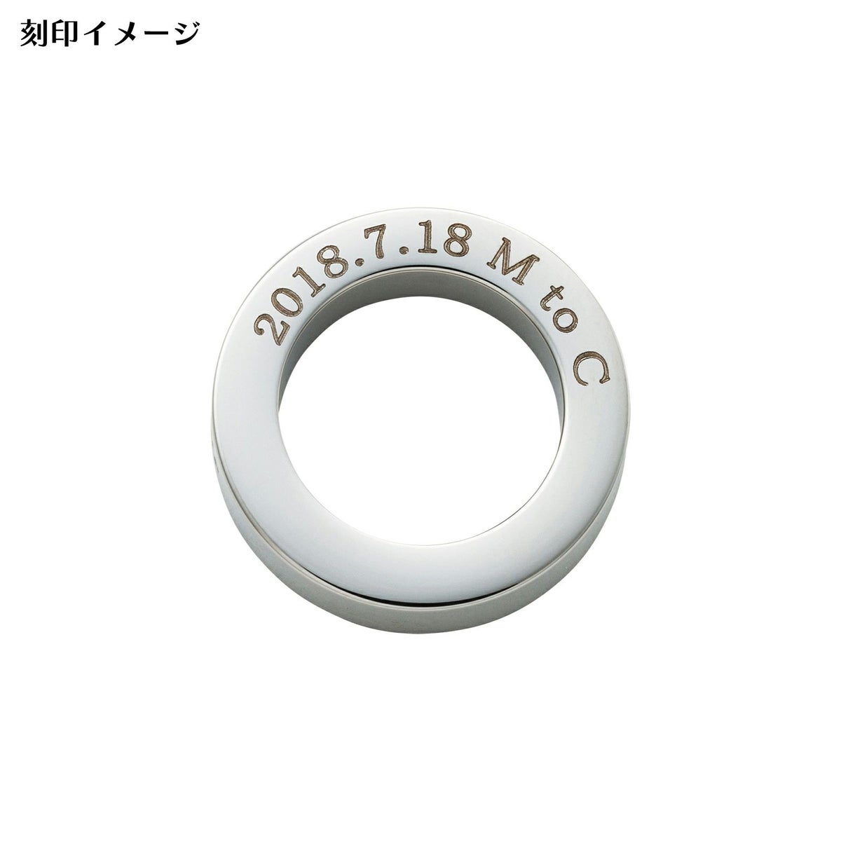 ステンレス ペアネックレス メッセージ クロス 4SUP101GO&4SUP101SV