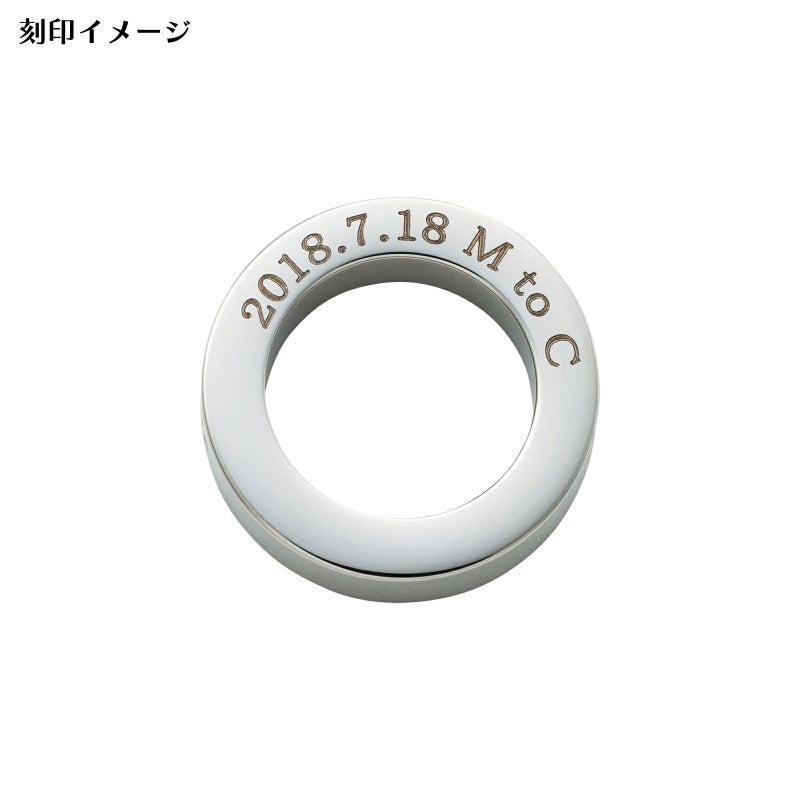 ステンレス ペアネックレス メッセージ クロス 4SUP101GO&4SUP101SV