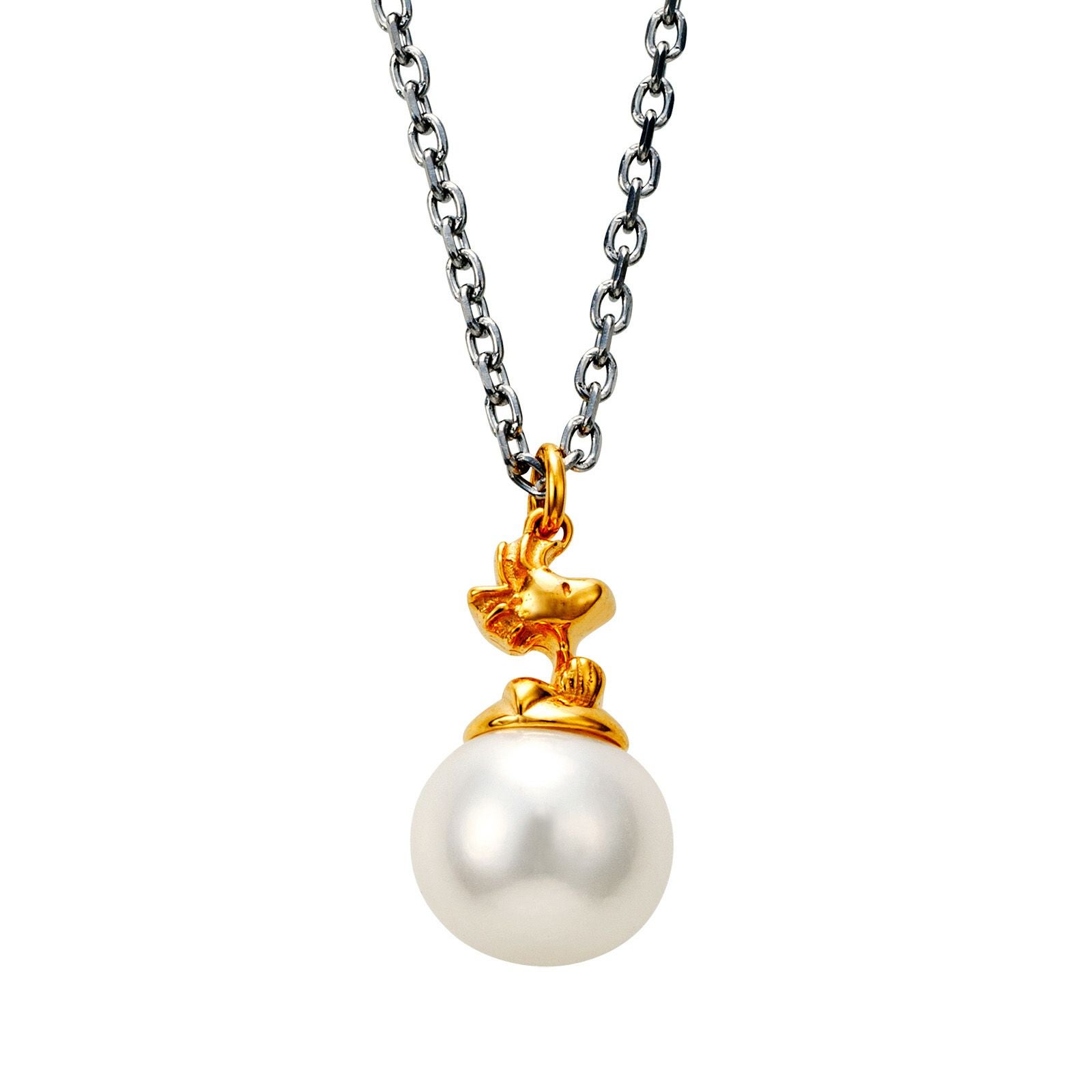 ウッドストック PEANUTS｜ネックレス シルバー PNT-N004YG｜white