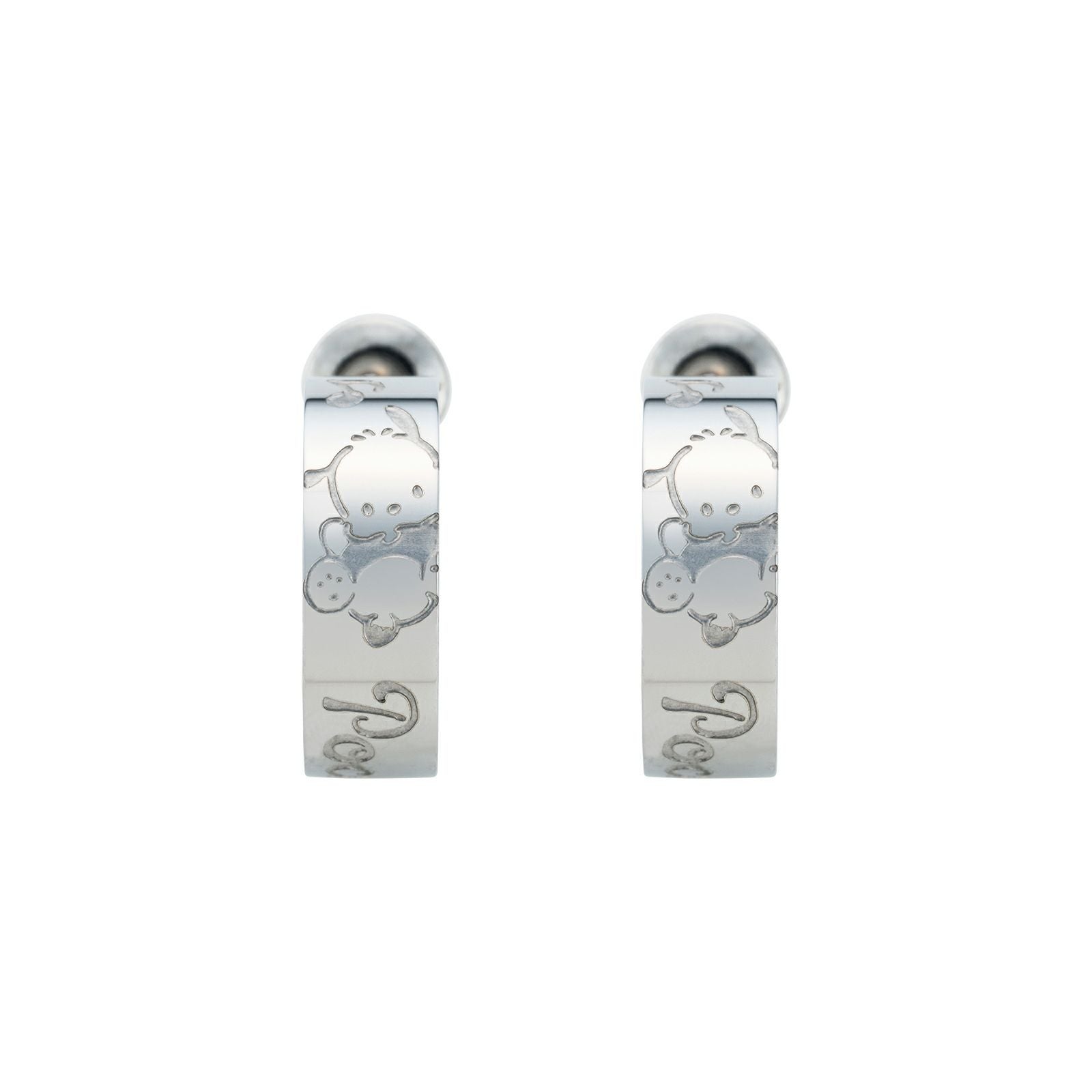 ポチャッコ サンリオ｜ピアス 両耳用 ステンレス SAST-P004SV｜white
