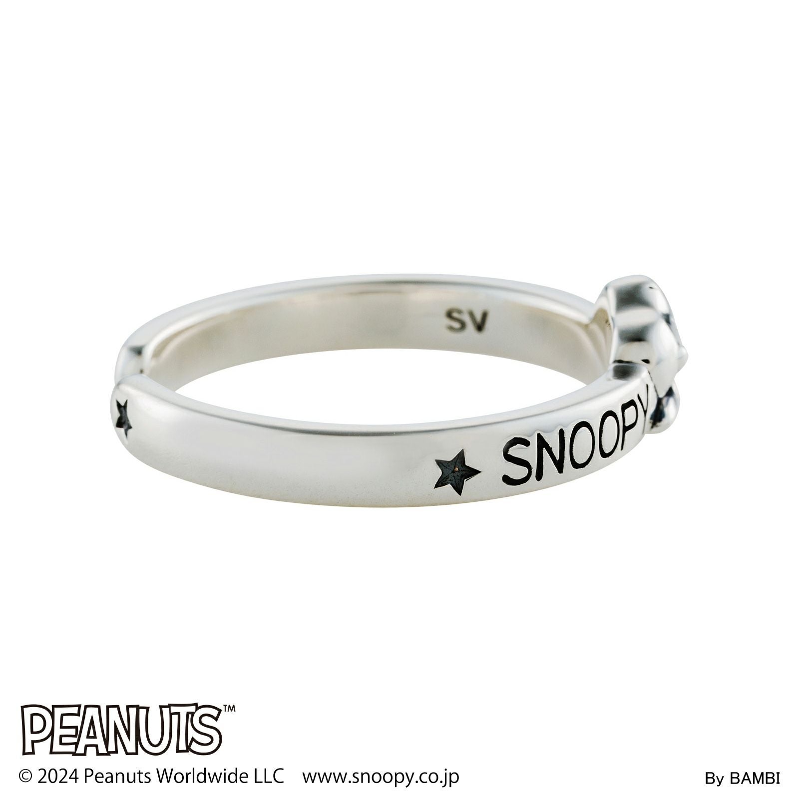 スヌーピー PEANUTS｜フリーリング シルバー PNT-R002SV｜white clover