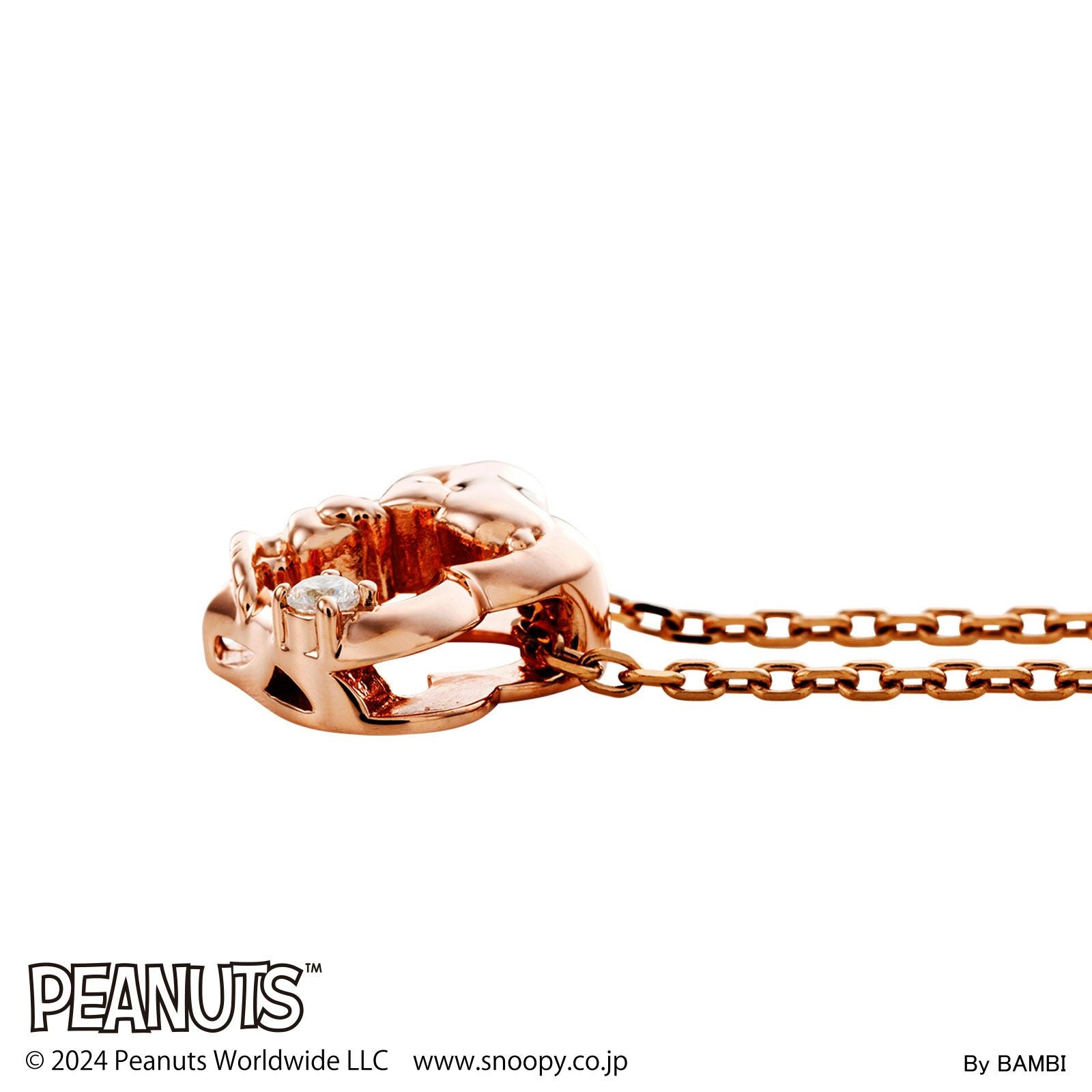スヌーピー PEANUTS｜ネックレス シルバー PNT-N001PG｜white clover