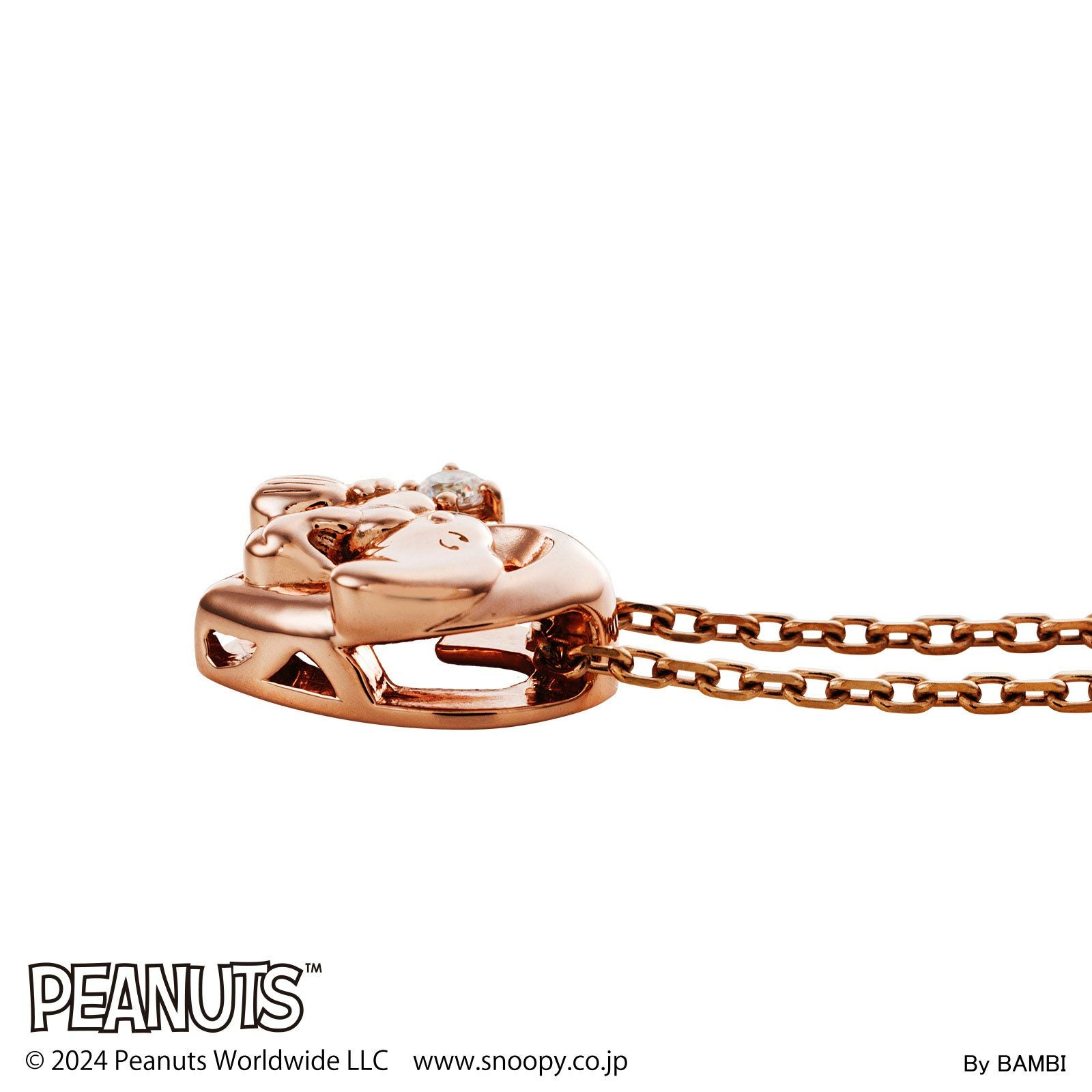 スヌーピー PEANUTS｜ネックレス シルバー PNT-N002PG｜white clover