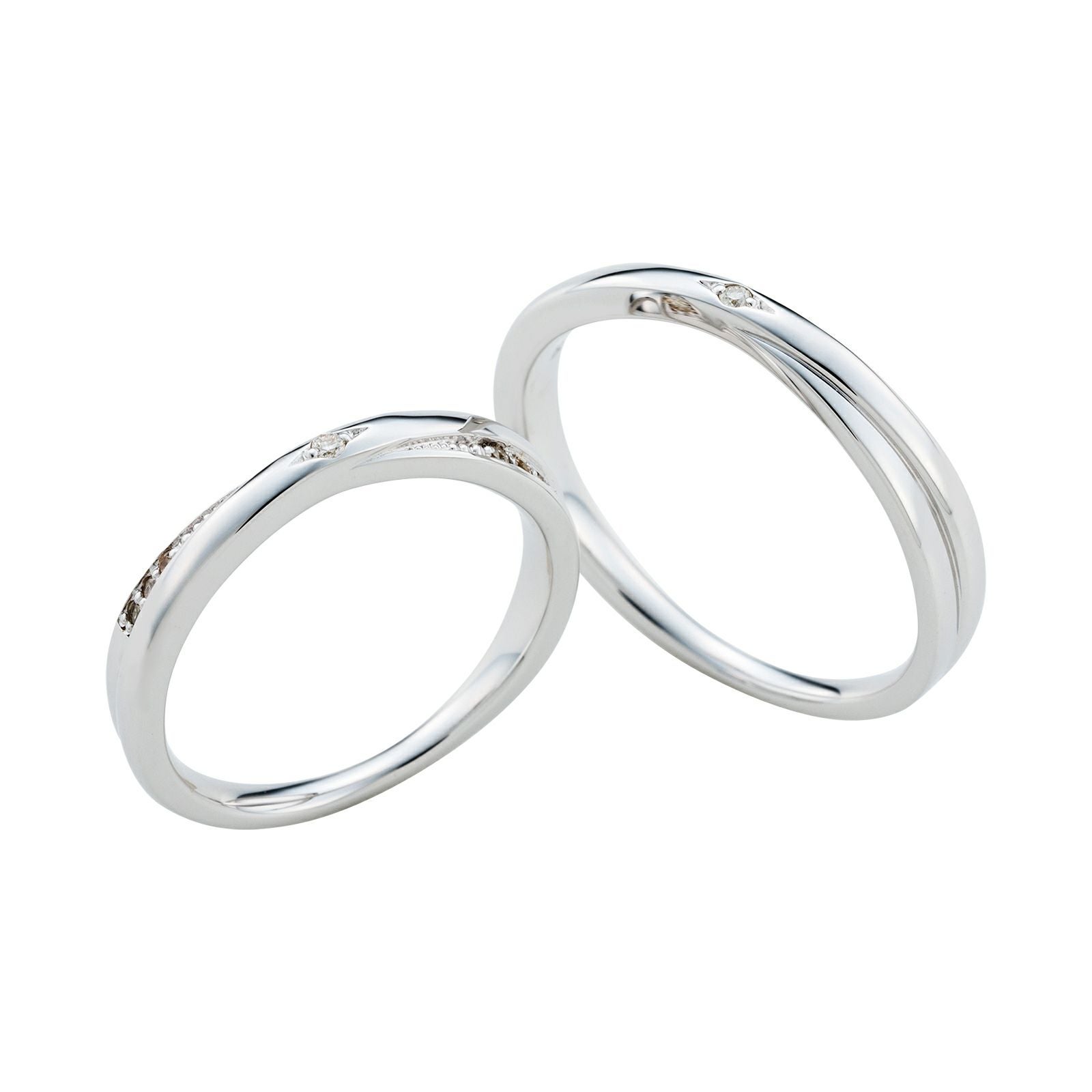結婚指輪 ペアリング マリッジ 10金 K10 WGR200K10WG&WGR201K10WG