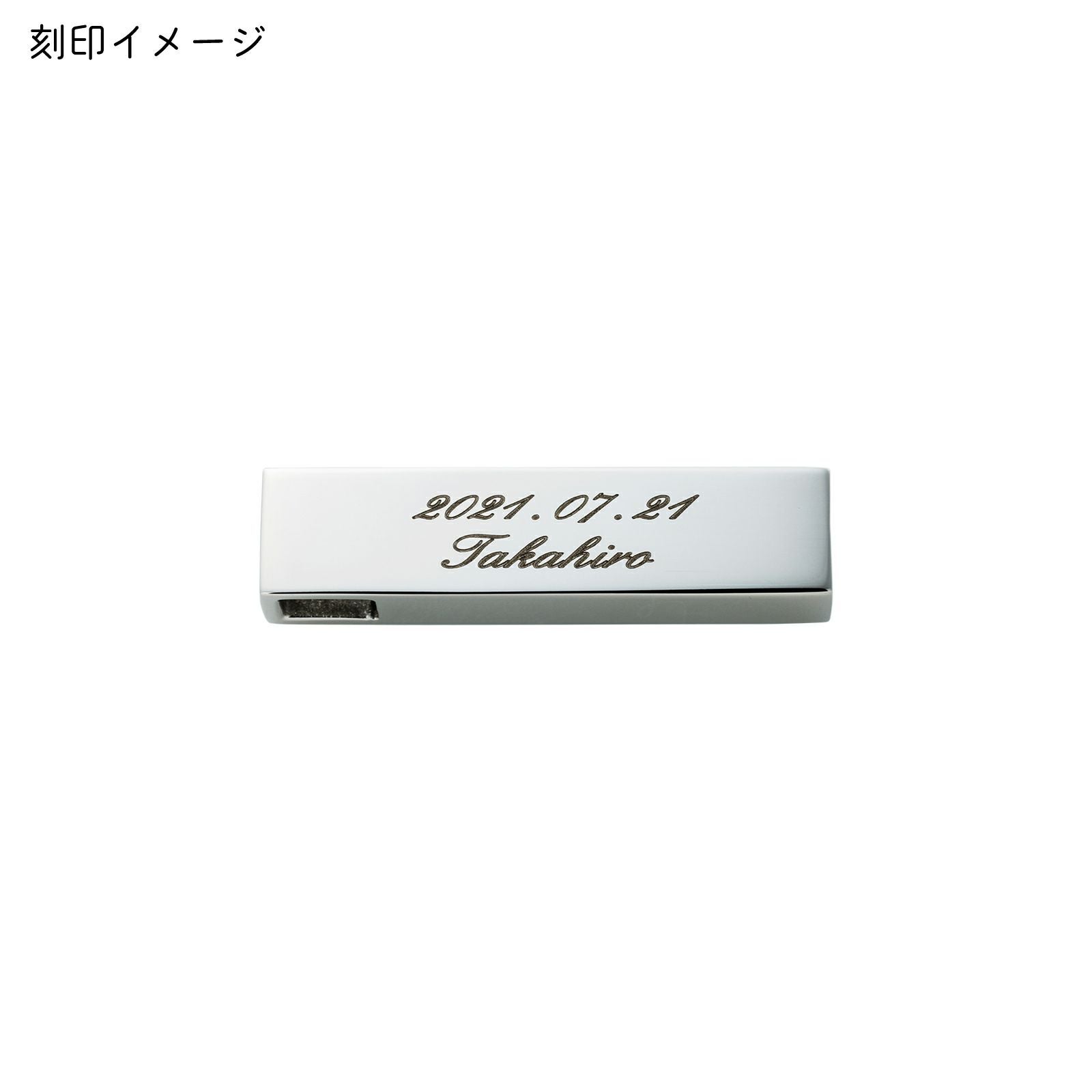 遺骨ペンダント メモリアルアクセサリー ステンレス MEMPD302｜white