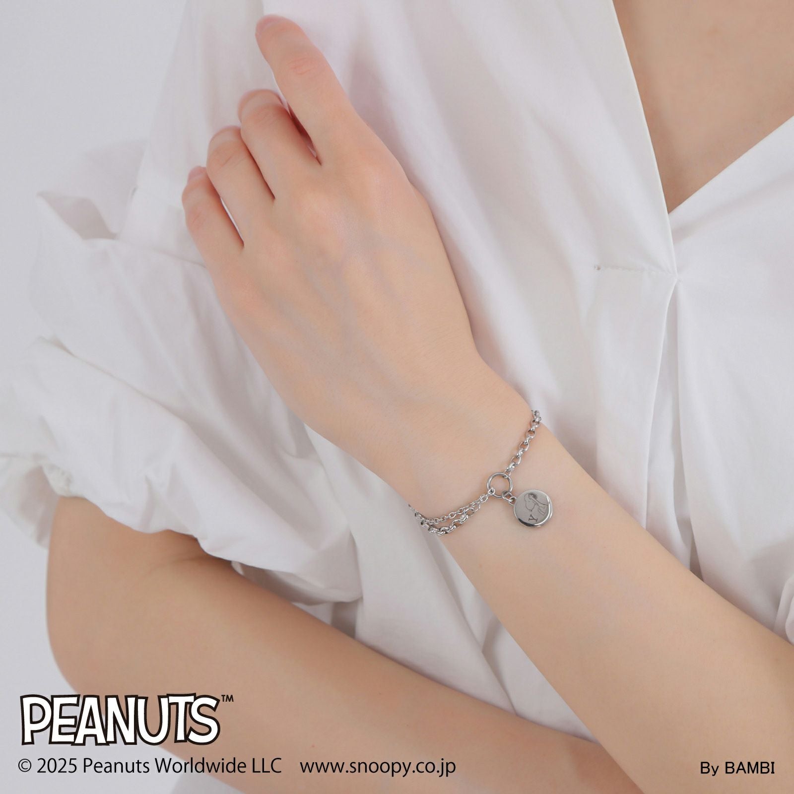 スヌーピー PEANUTS｜ブレスレット アンクレット ステンレス PNST008SV