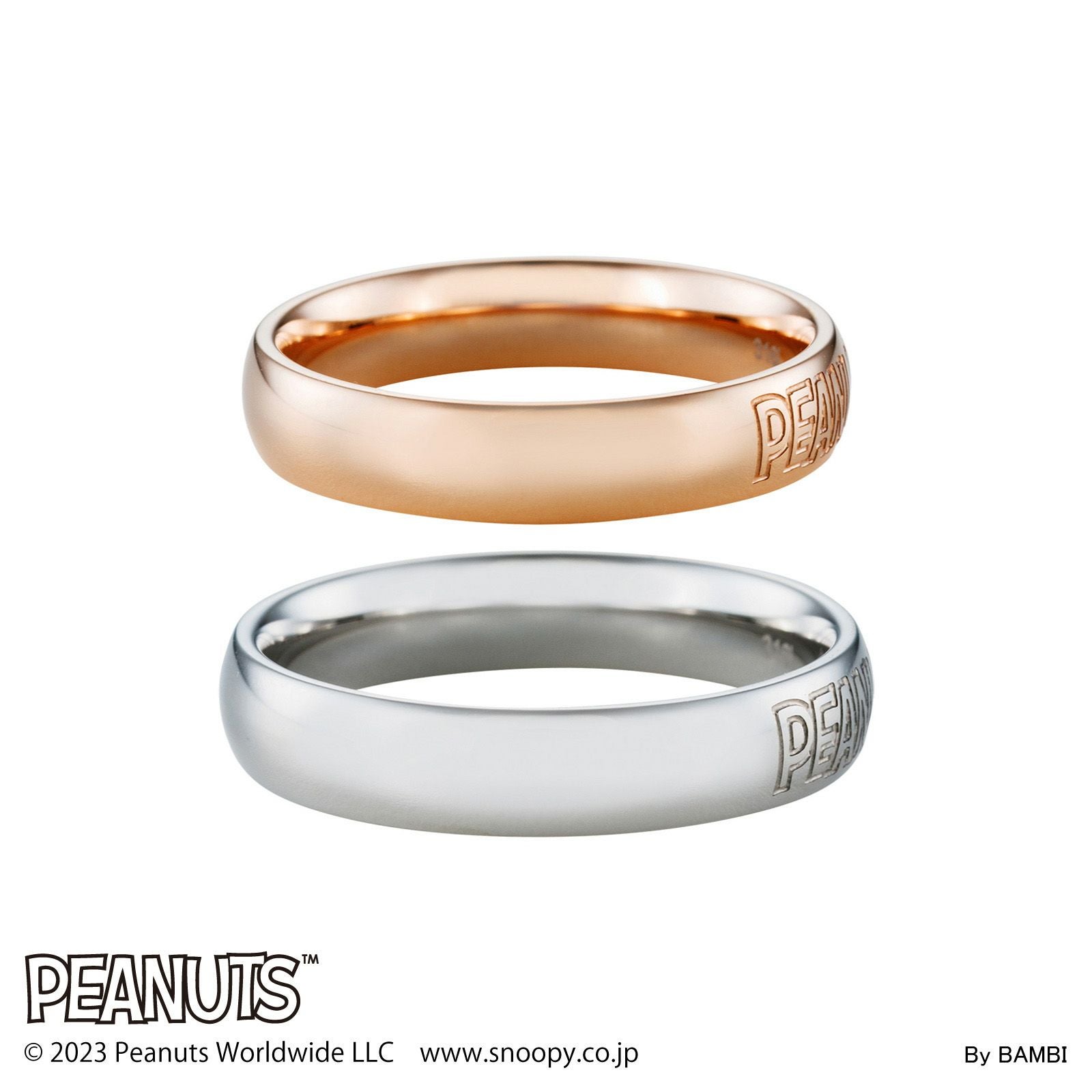 スヌーピー PEANUTS｜ペアリング ステンレス PNST001GO&PNST001GO