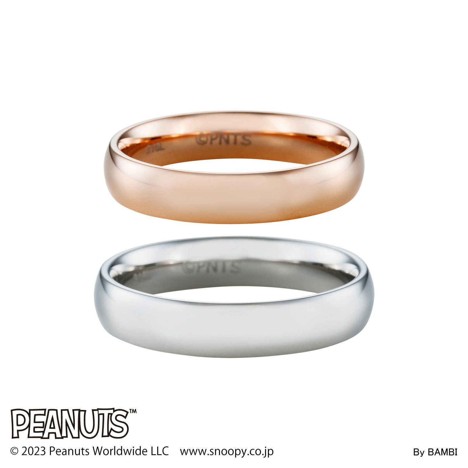 スヌーピー PEANUTS｜ペアリング ステンレス PNST001GO&PNST001GO