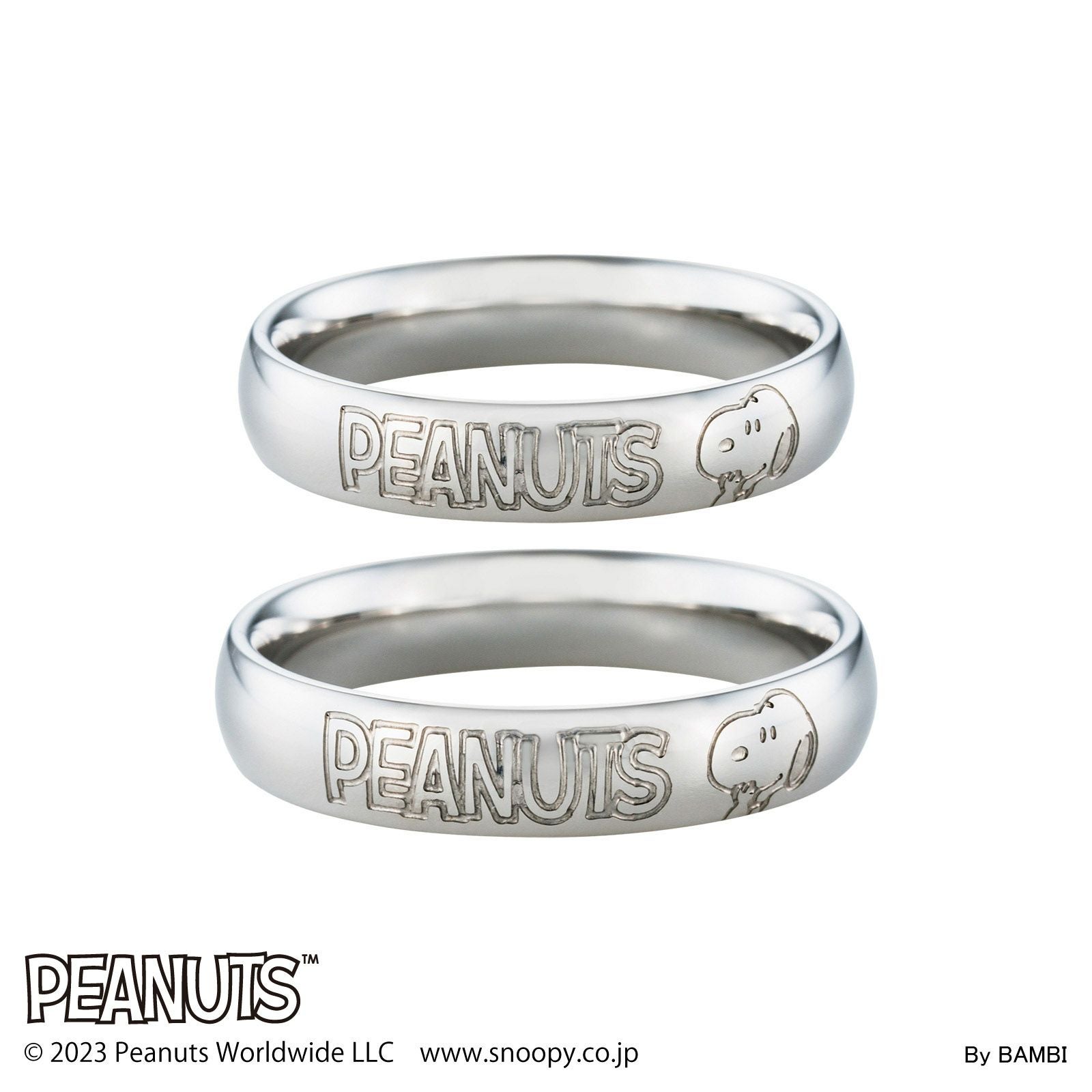 スヌーピー PEANUTS｜ペアリング ステンレス PNST001SV&PNST001GO