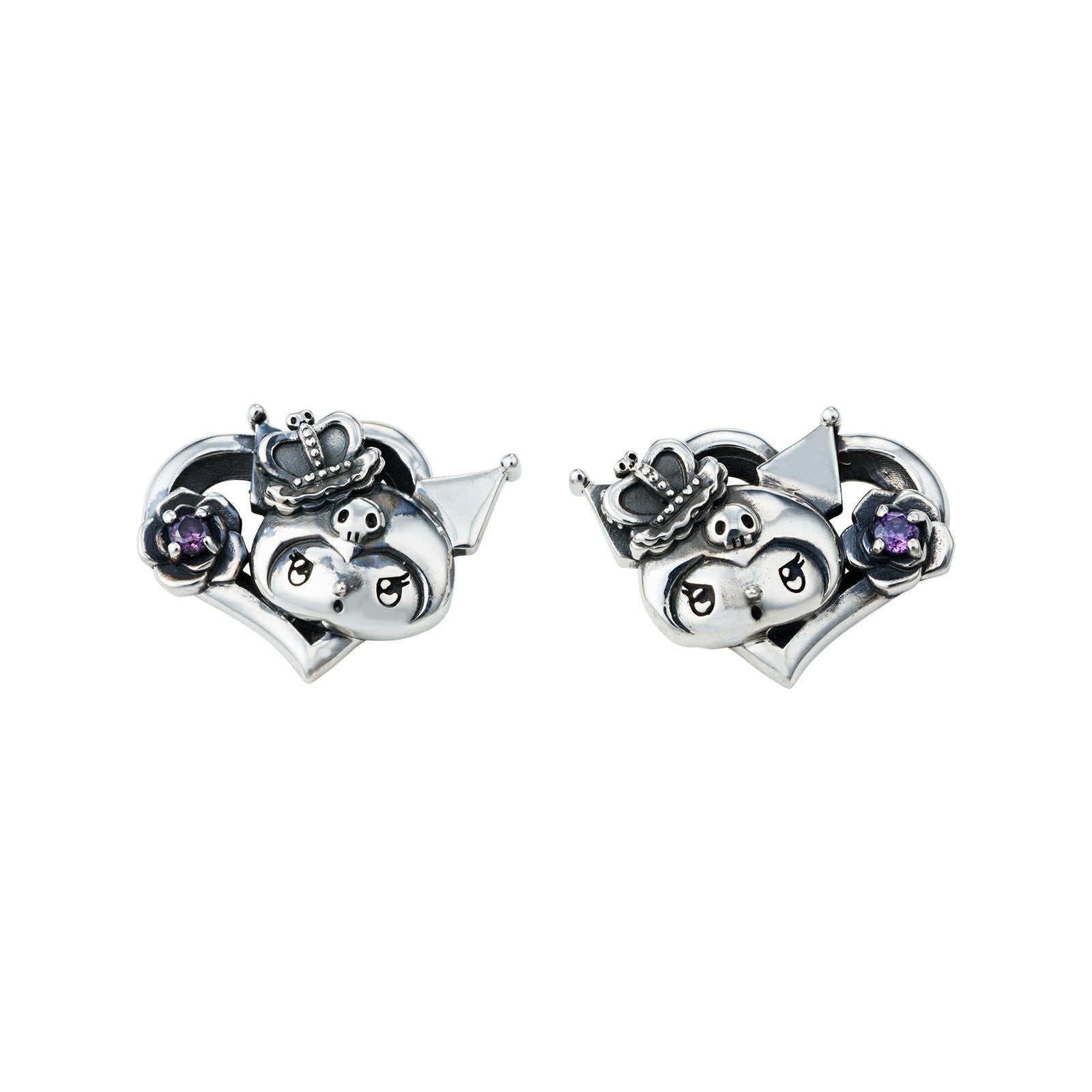 ピアス　No.5016 クロミ 20周年 サンリオ｜ピアス シルバー SAKU20-P001SV｜white