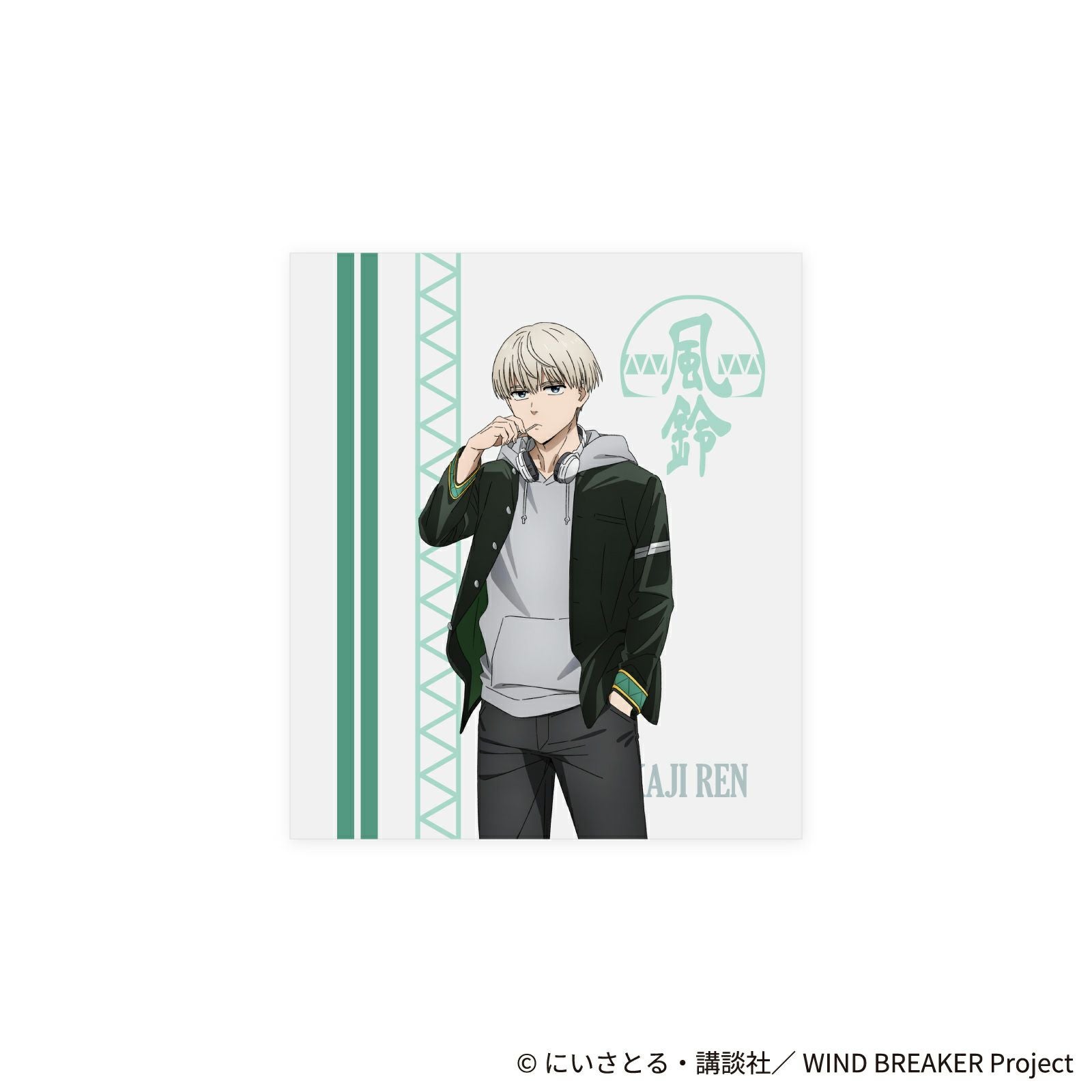 WIND BREAKER 梶蓮｜ブレスレット ステンレス WB-B007SV｜white clover