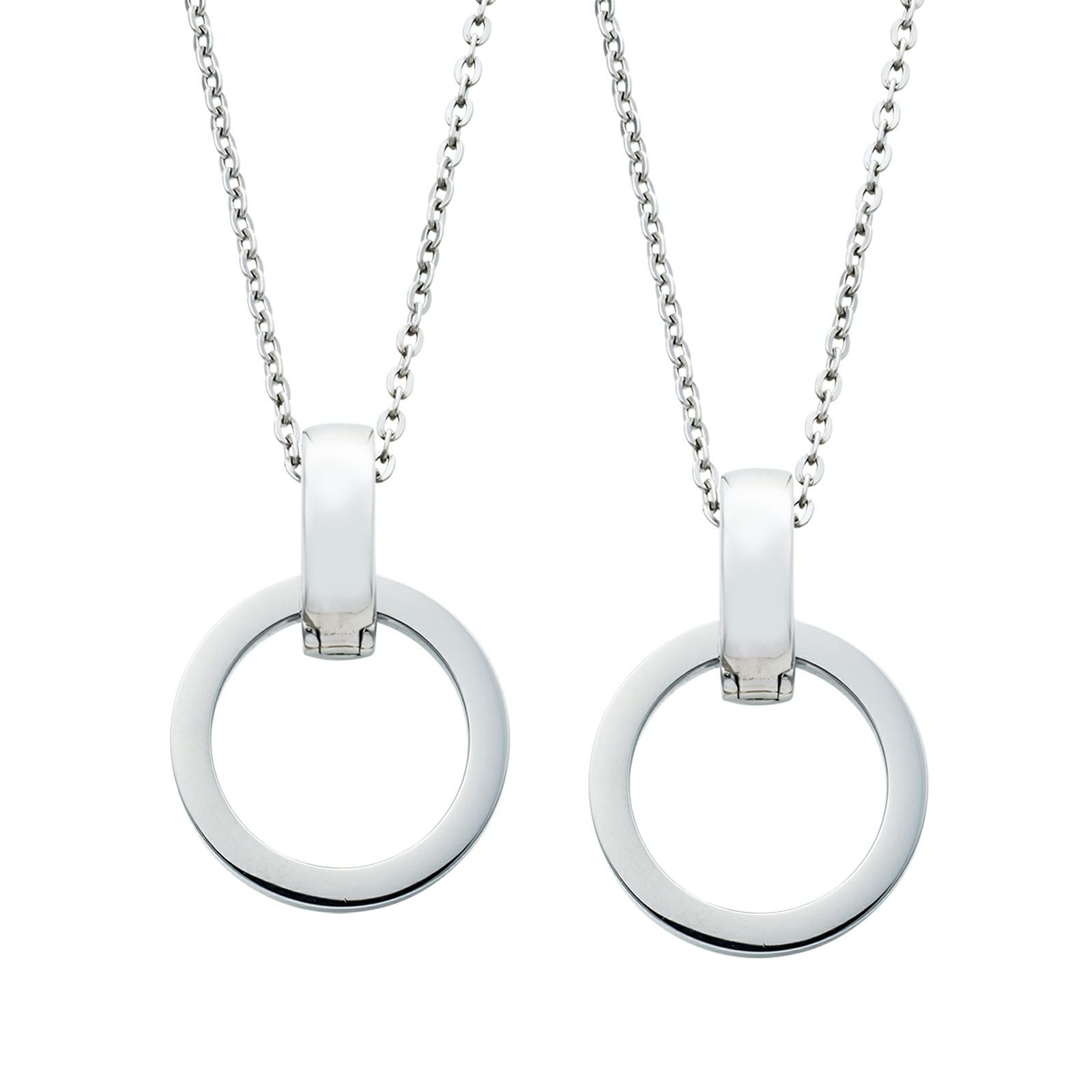ペアネックレス ステンレス 4SUP123SV&4SUP123SV｜white clover【公式