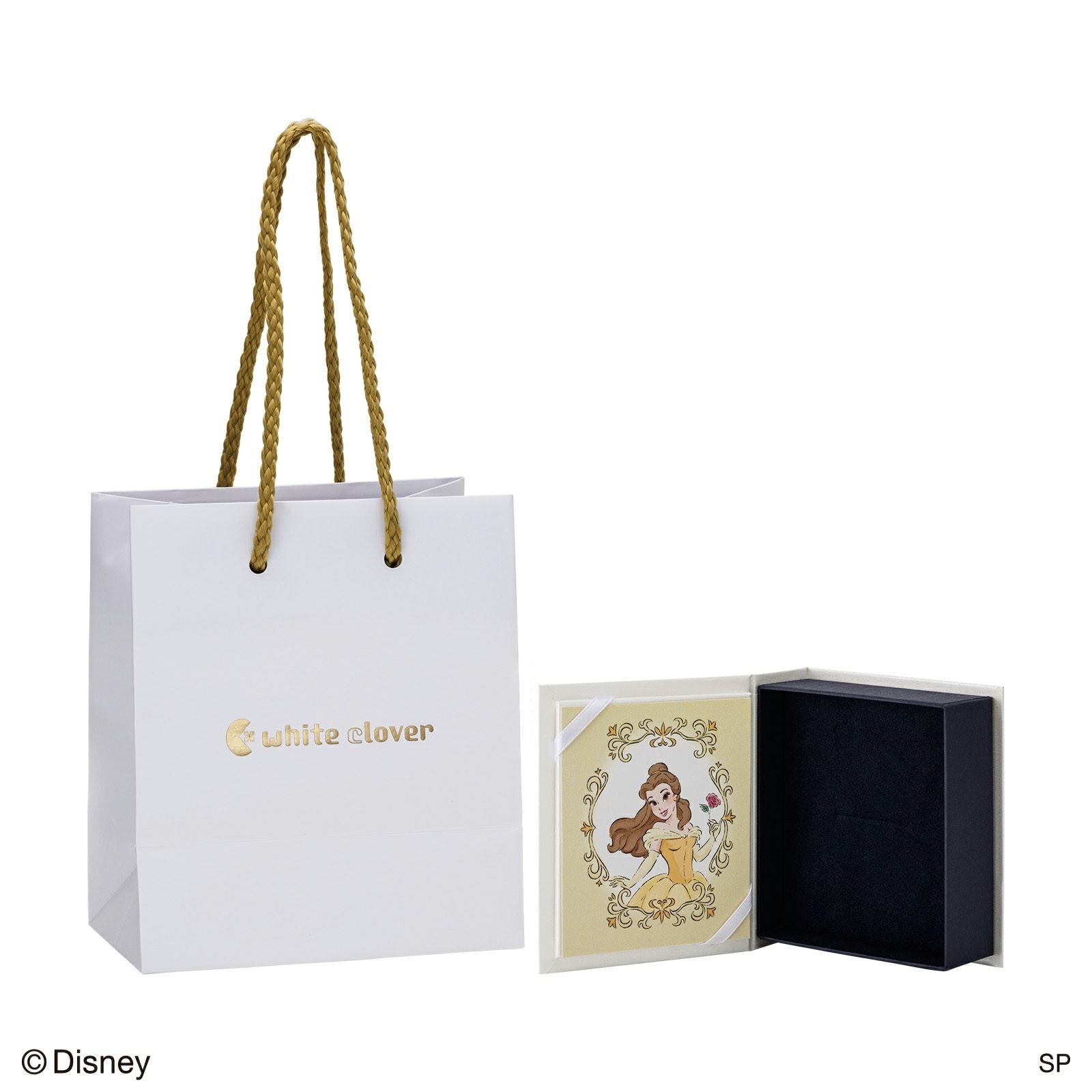 美女と野獣 ディズニー｜ピアス 両耳用 シルバー DI357YG｜white