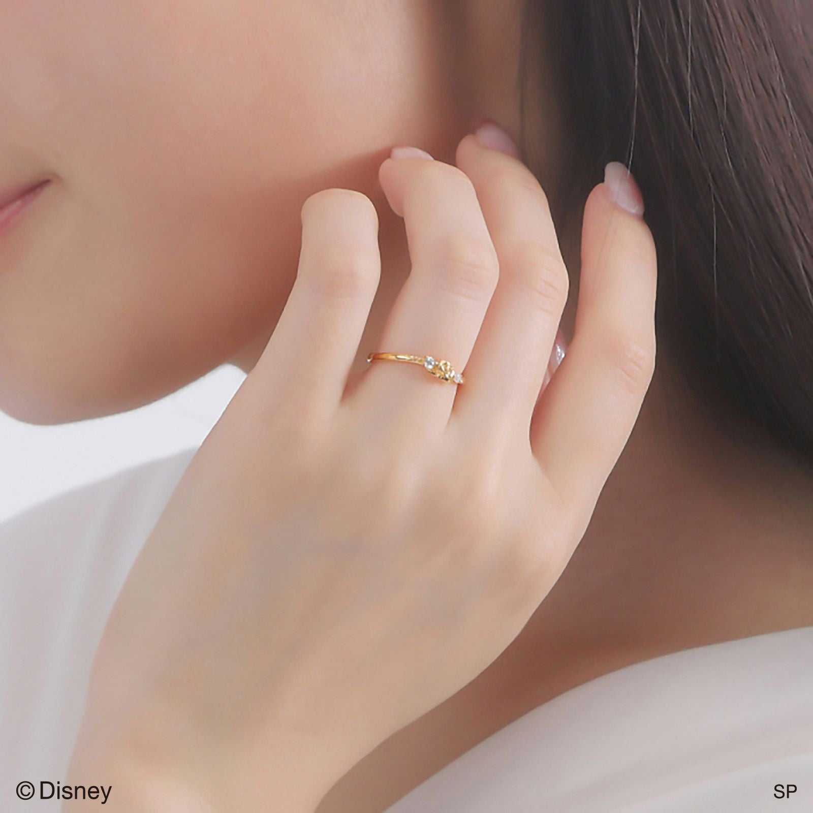 美女と野獣 ディズニー｜レディースリング シルバー DI358YG｜white